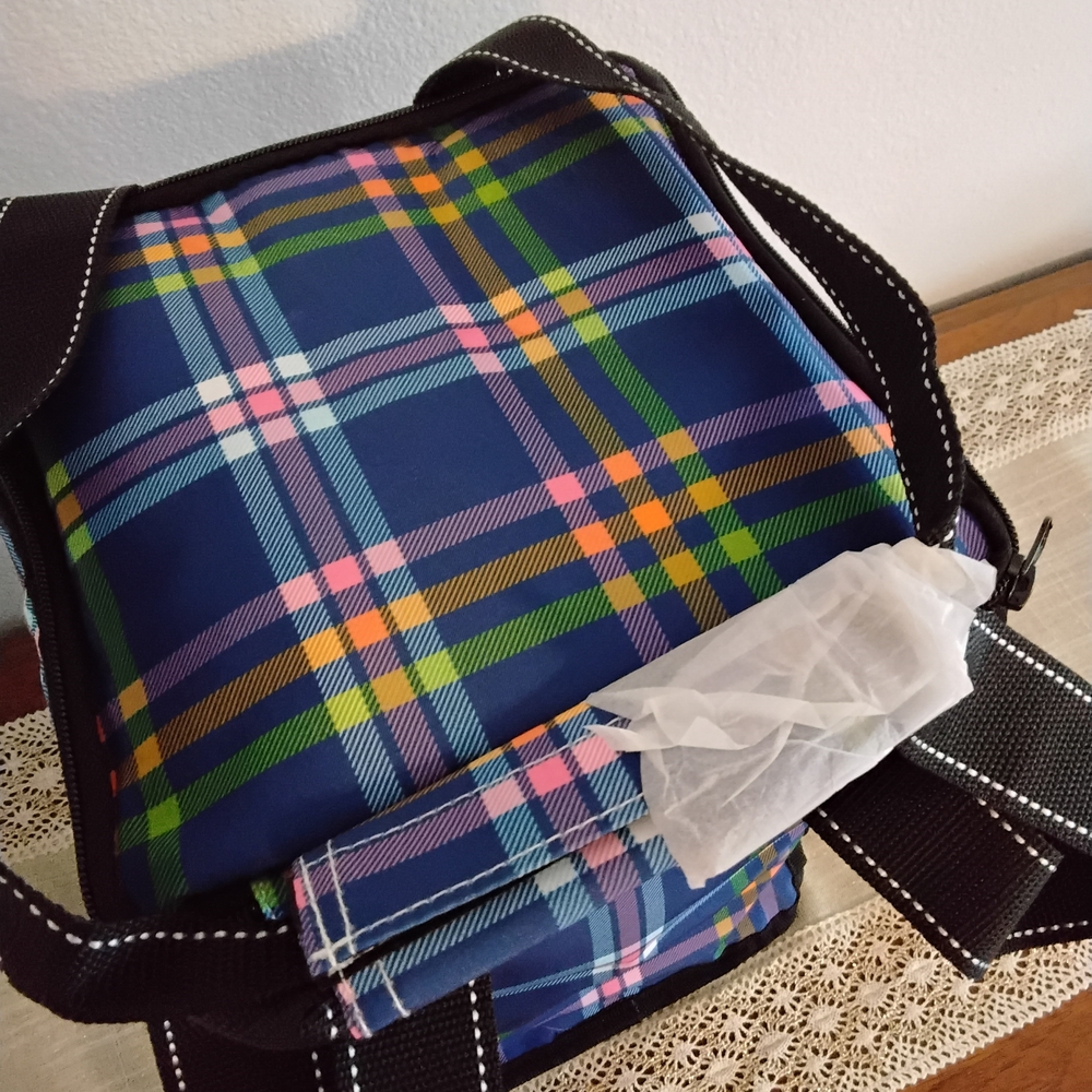 SCOUT Pleasure Chest Soft Cooler Tote - Navy Plaid - Picture 5 of 10